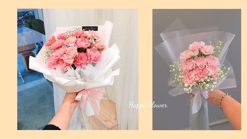 Hoa cẩm chướng - Hoa tặng tốt nghiệp đại học - Hoa tươi Happi Flower